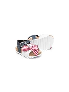 Monnalisa Gestreepte sandalen - Wit