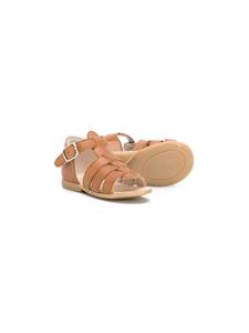 Pèpè Sandalen met leren bandje - Bruin