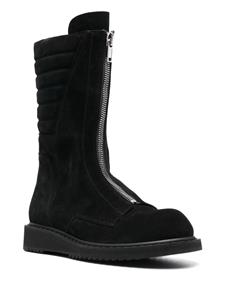 Rick Owens Enkellaarzen met rits - Zwart