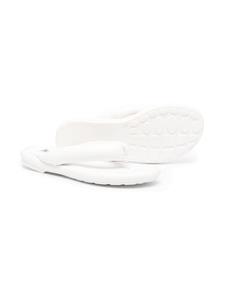 MM6 Maison Margiela Kids Teenslippers met logoprint - Wit