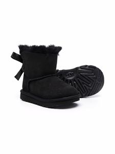 UGG Kids Bailey II enkellaarzen met strik - Zwart