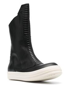 Rick Owens Leren laarzen - Zwart