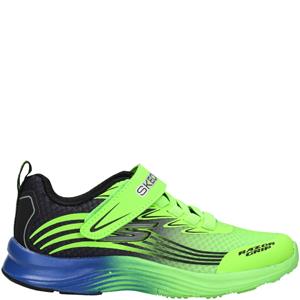 Skechers Razor Grip Klittenband Sneaker Jongens Zwart/Groen/Blauw