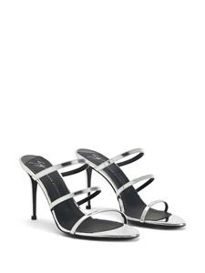 Giuseppe Zanotti Alimha sandalen met bandjes - Zilver