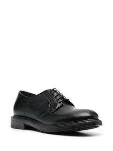Moma Leren derby schoenen - Zwart