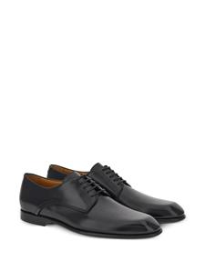 Ferragamo Leren derby schoenen - Bruin