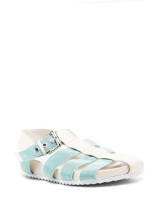 Sarah Chofakian Sandalen met zijgesp - Blauw