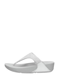 FitFlop  Lulu Shimmerlux Toe - Post Sandals Zilver