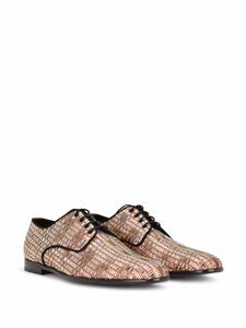 Dolce & Gabbana Derby schoenen met stras - Oranje