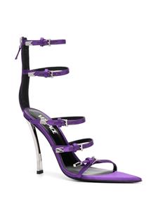 Versace Pin-Point leren sandalen - Paars