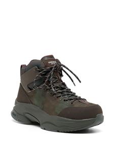 Undercover Veterlaarzen met camouflageprint - Bruin