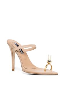 Natasha Zinko Leren sandalen - Beige