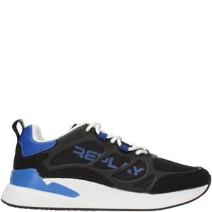 Replay Maze Sneaker Jongens Zwart/Blauw