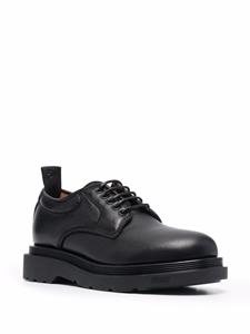 Buttero Leren derby brogues - Zwart