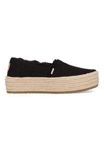 Toms Valencia Platform Espadrille 10019795 Zwart 