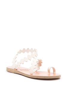 Ancient Greek Sandals Sandalen met gewelfde afwerking - Wit