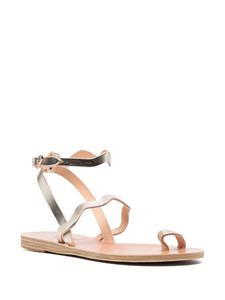 Ancient Greek Sandals Elounda leren sandalen - Metallic