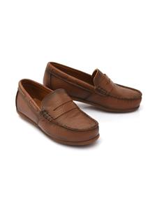 Moustache Leren loafers - Bruin