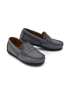 Moustache Leren loafers - Grijs