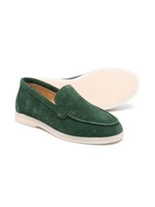 Scarosso Ludovico suède loafers - Groen