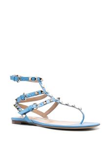 Valentino Rockstud leren sandalen - Blauw