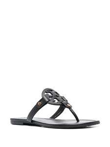 Tory Burch Miller leren sandalen - Zwart