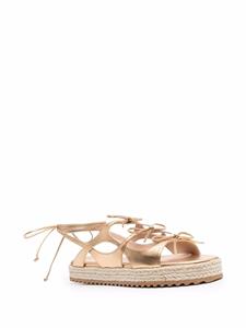 Scarosso x Paula Cademartori leren sandalen - Goud
