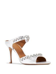 Malone Souliers Tala sandalen verfraaid met kristallen - Zilver