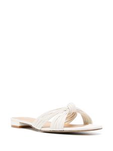 Reformation Perdiot geknoopte sandalen - Wit