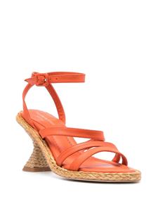 Paloma Barceló Leren sandalen - Oranje