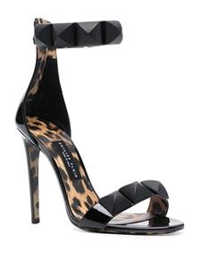 Philipp Plein Rockstud sandalen - Zwart