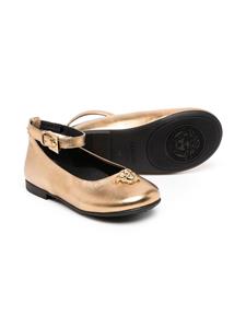 Versace Kids Ballerina's met Medusa-plakkaat - Goud