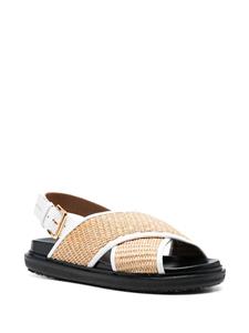 Marni Fussbett sandalen - Zwart