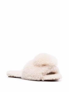 Aquazzura Foxy sandalen met pompon - Beige