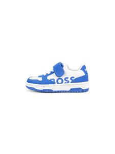 BOSS Kidswear Sneakers met logo-reliëf - Blauw