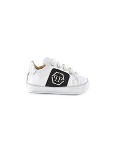 Philipp Plein Junior Hexagon low-top sneakers - Wit