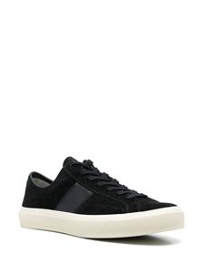 TOM FORD Sneakers met logoprint - Zwart