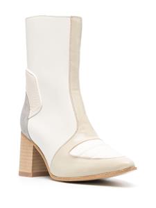 OUR LEGACY Leren laarzen - Beige