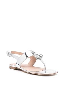 Scarosso Emma sandalen met kwastjes - Zilver