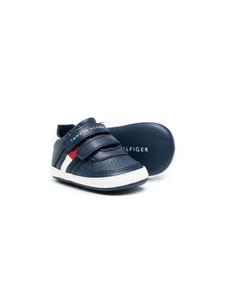 Tommy Hilfiger Junior Sneakers met klittenband - Blauw