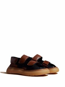 KHAITE Murray leren sandalen - Bruin