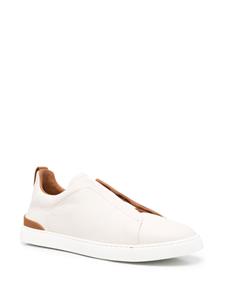 Zegna Leren sneakers - Beige