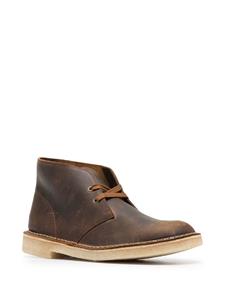 Clarks Originals Leren enkellaarzen - Bruin