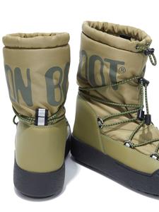 Moon Boot Sneeuwlaarzen met logoprint - Groen