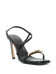 Lanvin Swing leren sandalen - Zwart