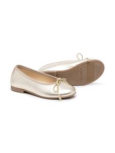 ANDANINES Metallic ballerina pumps - Goud