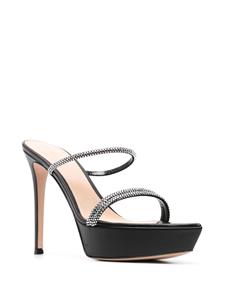 Gianvito Rossi Sandalen met plateauzool - Zwart