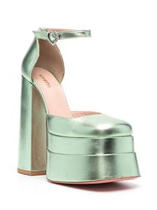 Vivetta Sandalen met metallic afwerking - Groen