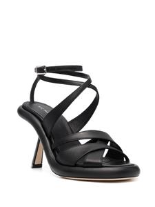 Vic Matié Leren sandalen - Zwart