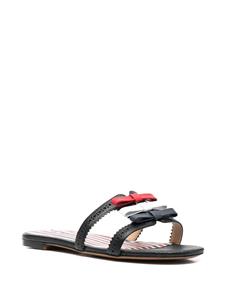 Thom Browne Sandalen met strikdetail - Zwart